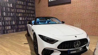 Usado Mercedes SL63 AMG AMG 585 CV (430 kW) 2025 Blanco Descapotable