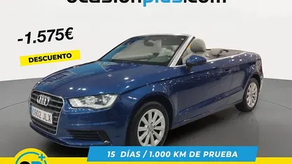 Usado Audi A3 Cabriolet Attraction 110 CV (80 kW) 2016 Azul Descapotable