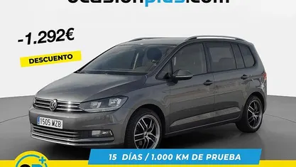 Gris Usado 2016 VW Touran Advance Monovolumen | 16.158 € (Precio justo)