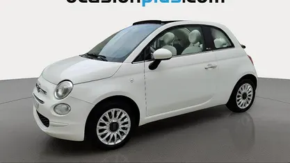 Blanco Usado 2019 Fiat 500C Lounge Descapotable | 9000 € (Precio justo)