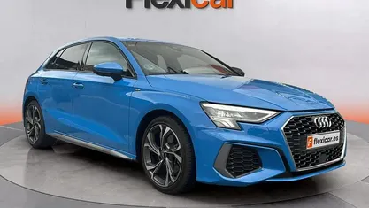 Usado Audi A3 S-Line 150 CV (110 kW) 2021 Azul Berlina