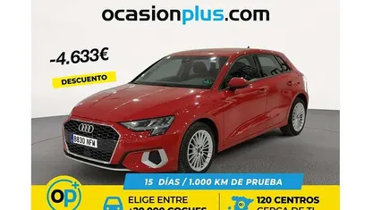Usado Audi A3 Sportback Advanced 110 CV (80 kW) 2023 Rojo Utilitario
