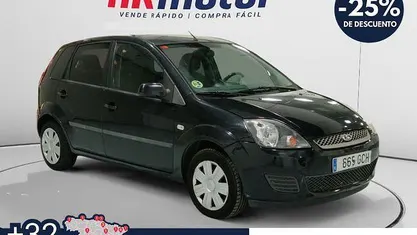 Usado Ford Fiesta Futura 90 CV (66 kW) 2008 Negro Utilitario