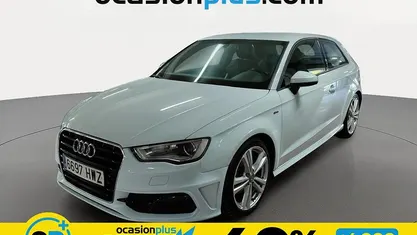 Usado Audi A3 S-Line 150 CV (110 kW) 2014 Blanco Utilitario