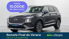 Negro Usado 2021 Hyundai Santa Fe SUV | 29.990 € (Buen precio)