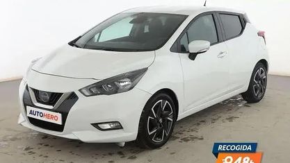 Używany Nissan Micra Acenta 92 KM (67 kW) 2021 Biały Hatchback