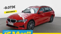Rojo Usado 2019 BMW 330 Familiar | 34.990 € (Precio justo)