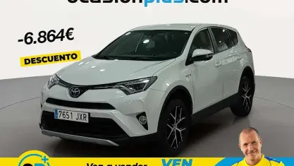 Usado Toyota RAV4 Hybrid 197 CV (144 kW) 2017 Blanco SUV