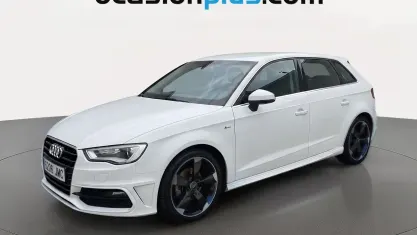 Usado Audi A3 Sportback S-Line 110 CV (80 kW) 2016 Blanco Utilitario