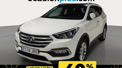 Blanco Usado 2016 Hyundai Santa Fe SUV | 17.028 € (Precio justo)