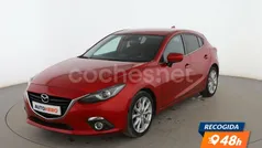 Rojo Usado 2016 Mazda 3 Luxury Berlina | 13.399 € (Precio justo)