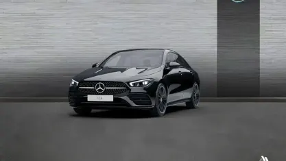 Usado Mercedes CLA200 150 CV (110 kW) 2021 Negro noche Coupe
