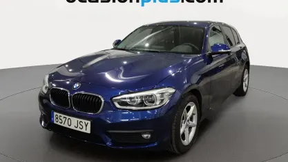Usado BMW 116 109 CV (80 kW) 2016 Azul Utilitario