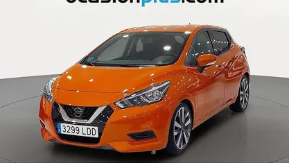 Usado Nissan Micra N-Connecta 117 CV (86 kW) 2019 Naranja Utilitario