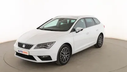 Usado Seat Leon XCELLENCE 150 CV (110 kW) 2018 Blanco Familiar