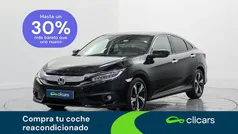Negro Usado 2018 Honda Civic Executive Berlina | 18.490 € (Precio justo)