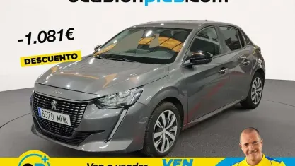 Usado Peugeot 208 Active 102 CV (75 kW) 2023 Gris Utilitario