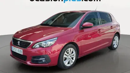 Usado Peugeot 308 Active 131 CV (96 kW) 2019 Rojo Utilitario