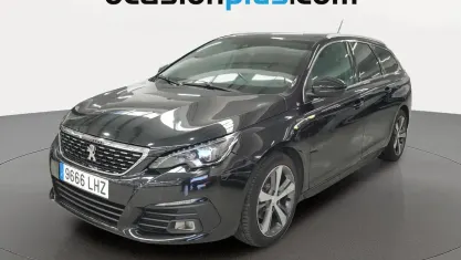 Usado Peugeot 308 SW GT-line 131 CV (96 kW) 2020 Negro Familiar