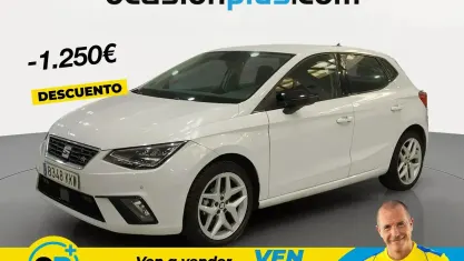 Usado Seat Ibiza FR 90 CV (66 kW) 2018 Blanco Utilitario