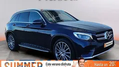 Azul Usado 2018 Mercedes GLC250 AMG line SUV | 29.290 € (Precio justo)