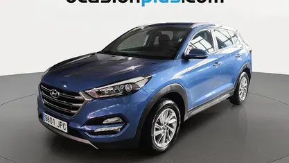 Usado Hyundai Tucson 131 CV (96 kW) 2016 Azul SUV
