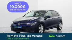 Azul Usado 2022 VW Golf VIII Life Berlina | 23.990 € (Precio justo)
