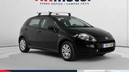 Usado Fiat Punto Easy 69 CV (50 kW) 2014 Negro Utilitario