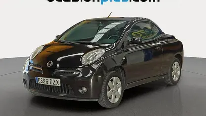 Käytetty Nissan Micra C+C Tekna 88 HP (64 kW) 2006 Musta Avoauto