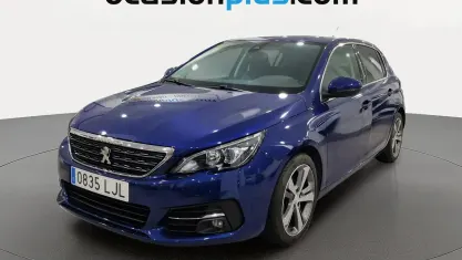 Usado Peugeot 308 Allure 131 CV (96 kW) 2020 Azul Utilitario
