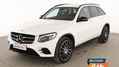 Usado Mercedes GLC250 AMG line 205 CV (150 kW) 2019 Blanco SUV