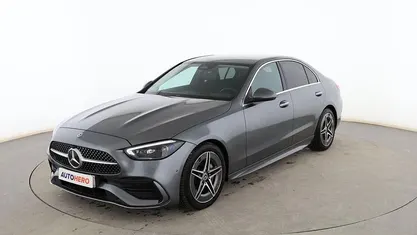 Usado Mercedes C220 AMG line 220 CV (161 kW) 2022 Gris Berlina