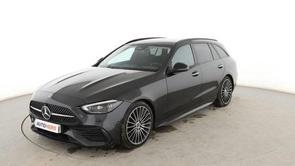 Käytetty Mercedes C220 AMG line 220 HP (161 kW) 2022 Harmaa Farmari