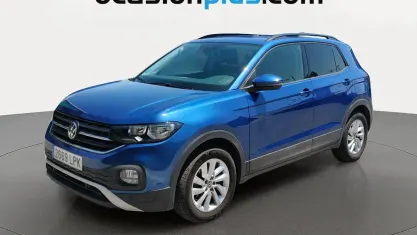 Usado VW T-Cross Advance 110 CV (80 kW) 2021 Azul SUV