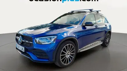 Usado Mercedes GLC200 AMG 197 CV (144 kW) 2021 Azul SUV