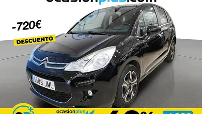 Usado Citroën C3 Live 99 CV (72 kW) 2016 Negro Utilitario