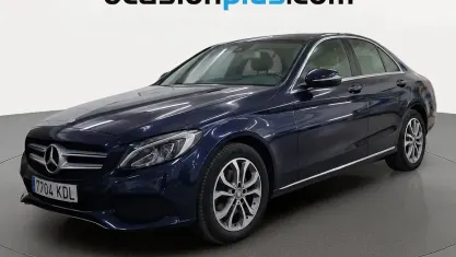 Usado Mercedes C220 170 CV (125 kW) 2017 Azul Berlina