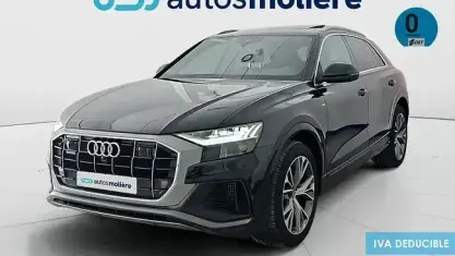 Usado Audi Q8 S-line plus 381 CV (280 kW) 2021 Negro SUV