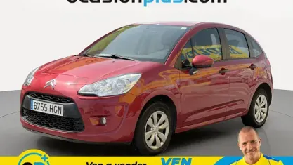 Usado Citroën C3 Attraction 68 CV (50 kW) 2011 Rojo Berlina