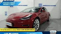 Rojo Usado 2019 Tesla Model 3 Long Range Berlina | 24.990 € (Buen precio)