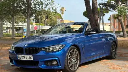 Usado BMW 420 Cabriolet 184 CV (135 kW) 2020 Azul Descapotable