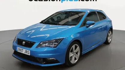 Usado Seat Leon FR 180 CV (132 kW) 2016 Azul Utilitario