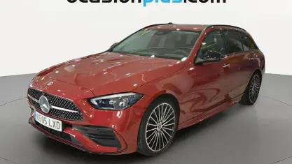 Usado Mercedes C220 AMG 200 CV (147 kW) 2022 Rojo Familiar