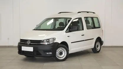 Usado VW Caddy Trendline 102 CV (75 kW) 2017 Blanco Monovolumen