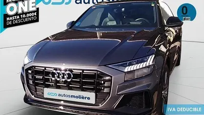 Usado Audi Q8 S-line plus 462 CV (339 kW) 2022 Gris SUV