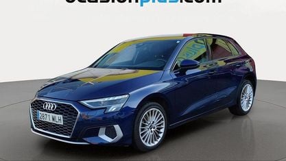 Käytetty Audi A3 Sportback Advanced 116 HP (85 kW) 2023 Sininen Viistoperä