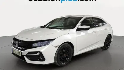 Blanco Usado 2021 Honda Civic Elegance Utilitario | 18.773 € (Buen precio)