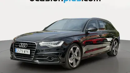 Usado Audi A6 S-Line 313 CV (230 kW) 2013 Negro Familiar