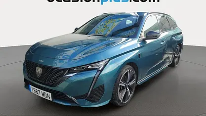 Usado Peugeot 308 SW GT 131 CV (96 kW) 2022 Azul Familiar