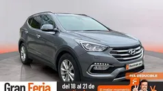 Gris Usado 2017 Hyundai Santa Fe Style SUV | 20.990 € (Precio justo)